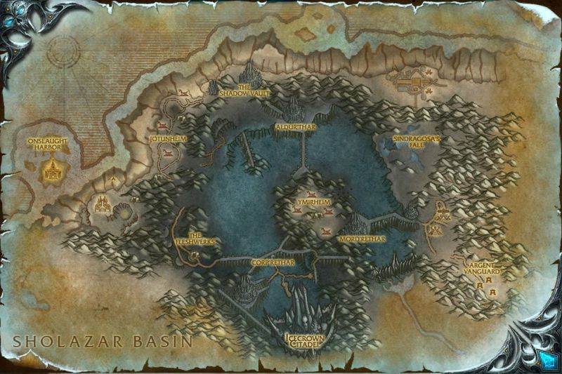 icecrown map 